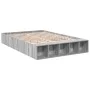 Sonoma gray engineered wood bed frame 150x200 cm by vidaXL, Beds and slatted bases - Ref: Foro24-3280564, Price: 140,26 €, Di...