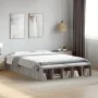 Sonoma gray engineered wood bed frame 150x200 cm by vidaXL, Beds and slatted bases - Ref: Foro24-3280564, Price: 140,26 €, Di...