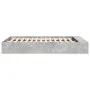 Sonoma gray engineered wood bed frame 150x200 cm by vidaXL, Beds and slatted bases - Ref: Foro24-3280564, Price: 140,26 €, Di...