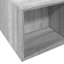 Sonoma gray engineered wood bed frame 150x200 cm by vidaXL, Beds and slatted bases - Ref: Foro24-3280564, Price: 140,26 €, Di...