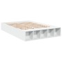 Estructura de cama madera de ingeniería blanca 135x190 cm de vidaXL, Camas y somieres - Ref: Foro24-3280587, Precio: 153,00 €...