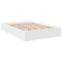Estructura de cama madera de ingeniería blanca 135x190 cm de vidaXL, Camas y somieres - Ref: Foro24-3280587, Precio: 153,00 €...