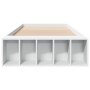Estructura de cama madera de ingeniería blanca 90x200 cm de vidaXL, Camas y somieres - Ref: Foro24-3280608, Precio: 109,15 €,...