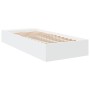 Estructura de cama madera de ingeniería blanca 90x200 cm de vidaXL, Camas y somieres - Ref: Foro24-3280608, Precio: 109,15 €,...