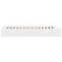Estructura de cama madera de ingeniería blanca 100x200 cm de vidaXL, Camas y somieres - Ref: Foro24-3280601, Precio: 111,80 €...