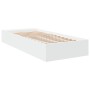Estructura de cama madera de ingeniería blanca 100x200 cm de vidaXL, Camas y somieres - Ref: Foro24-3280601, Precio: 111,80 €...