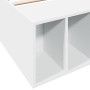 Estructura de cama madera de ingeniería blanca 100x200 cm de vidaXL, Camas y somieres - Ref: Foro24-3280601, Precio: 111,80 €...