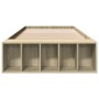 Estructura de cama madera de ingeniería roble Sonoma 100x200 cm de vidaXL, Camas y somieres - Ref: Foro24-3280603, Precio: 10...