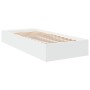 Estructura de cama madera de ingeniería blanca 90x190 cm de vidaXL, Camas y somieres - Ref: Foro24-3280615, Precio: 105,84 €,...