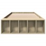 Estructura de cama madera de ingeniería roble Sonoma 90x190 cm de vidaXL, Camas y somieres - Ref: Foro24-3280617, Precio: 102...