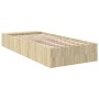 Estructura de cama madera de ingeniería roble Sonoma 90x190 cm de vidaXL, Camas y somieres - Ref: Foro24-3280617, Precio: 102...