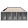 Estructura de cama madera de ingeniería gris Sonoma 90x190 cm de vidaXL, Camas y somieres - Ref: Foro24-3280620, Precio: 106,...
