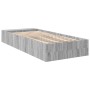 Estructura de cama madera de ingeniería gris Sonoma 90x190 cm de vidaXL, Camas y somieres - Ref: Foro24-3280620, Precio: 106,...
