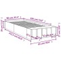 Estructura de cama madera de ingeniería gris Sonoma 90x190 cm de vidaXL, Camas y somieres - Ref: Foro24-3280620, Precio: 106,...