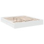 Estructura cama con cajones madera ingeniería blanca 200x200 cm de vidaXL, Camas y somieres - Ref: Foro24-3280629, Precio: 18...