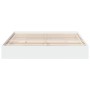 Estructura cama con cajones madera ingeniería blanca 200x200 cm de vidaXL, Camas y somieres - Ref: Foro24-3280629, Precio: 18...