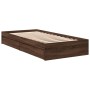 Cama con cajones madera de ingeniería marrón roble 90x190 cm de vidaXL, Camas y somieres - Ref: Foro24-3280712, Precio: 134,3...