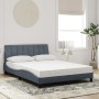 Cama con colchón terciopelo gris oscuro 140x200 cm de vidaXL, Camas y somieres - Ref: Foro24-3208599, Precio: 392,44 €, Descu...