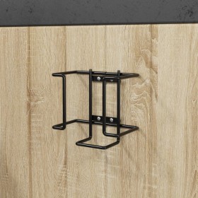 Soporte para piedras de sal de acero negro de vidaXL, Pienso para caballos - Ref: Foro24-172476, Precio: 14,51 €, Descuento: %