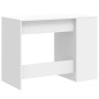 Escritorio de madera de ingeniería blanco 102x50x75 cm de vidaXL, Escritorios - Ref: Foro24-840541, Precio: 74,19 €, Descuent...