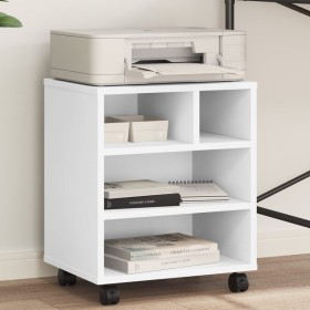 Soporte para impresora con ruedas blanco 41x32x48 cm de vidaXL, Soportes para impresoras - Ref: Foro24-840618, Precio: 40,17 ...