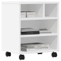 Soporte para impresora con ruedas blanco 41x32x48 cm de vidaXL, Soportes para impresoras - Ref: Foro24-840618, Precio: 40,17 ...