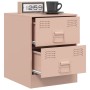 Mesitas de noche 2 unidades acero rosa 34,5x39x44 cm de vidaXL, Mesitas de noche - Ref: Foro24-841622, Precio: 92,99 €, Descu...