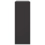 Aparador de acero negro 67x39x107 cm de vidaXL, Aparadores - Ref: Foro24-841655, Precio: 136,85 €, Descuento: %