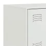 Aparador de acero blanco 67x39x107 cm de vidaXL, Aparadores - Ref: Foro24-841660, Precio: 143,16 €, Descuento: %