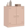 Aparador de acero rosa 67x39x73 cm de vidaXL, Aparadores - Ref: Foro24-841674, Precio: 93,73 €, Descuento: %