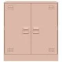 Aparador de acero rosa 67x39x73 cm de vidaXL, Aparadores - Ref: Foro24-841674, Precio: 92,81 €, Descuento: %