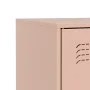 Aparador de acero rosa 67x39x73 cm de vidaXL, Aparadores - Ref: Foro24-841674, Precio: 92,81 €, Descuento: %