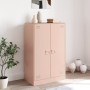Aparador de acero rosa 67x39x107 cm de vidaXL, Aparadores - Ref: Foro24-841662, Precio: 126,59 €, Descuento: %