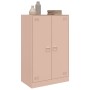 Aparador de acero rosa 67x39x107 cm de vidaXL, Aparadores - Ref: Foro24-841662, Precio: 126,59 €, Descuento: %