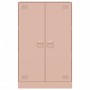 Aparador de acero rosa 67x39x107 cm de vidaXL, Aparadores - Ref: Foro24-841662, Precio: 126,59 €, Descuento: %