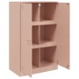 Aparador de acero rosa 67x39x107 cm de vidaXL, Aparadores - Ref: Foro24-841662, Precio: 126,59 €, Descuento: %