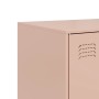 Aparador de acero rosa 67x39x107 cm de vidaXL, Aparadores - Ref: Foro24-841662, Precio: 126,59 €, Descuento: %