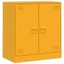Aparador de acero amarillo mostaza 67x39x73 cm de vidaXL, Aparadores - Ref: Foro24-841676, Precio: 103,54 €, Descuento: %