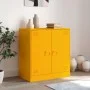 Senfgelbes Sideboard aus Stahl, 67 x 39 x 73 cm von vidaXL, Sideboards - Ref: Foro24-841676, Preis: 103,54 €, Rabatt: %