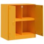 Aparador de acero amarillo mostaza 67x39x73 cm de vidaXL, Aparadores - Ref: Foro24-841676, Precio: 104,67 €, Descuento: %