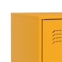 Aparador de acero amarillo mostaza 67x39x73 cm de vidaXL, Aparadores - Ref: Foro24-841676, Precio: 104,67 €, Descuento: %