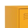 Aparador de acero amarillo mostaza 67x39x73 cm de vidaXL, Aparadores - Ref: Foro24-841676, Precio: 103,54 €, Descuento: %
