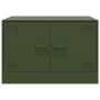 Mesa de centro acero verde oliva 67x50x44 cm de vidaXL, Mesas de centro - Ref: Foro24-841731, Precio: 71,27 €, Descuento: %