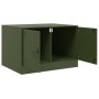 Mesa de centro acero verde oliva 67x50x44 cm de vidaXL, Mesas de centro - Ref: Foro24-841731, Precio: 71,27 €, Descuento: %