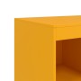 Aparador de acero amarillo mostaza 67x39x95 cm de vidaXL, Aparadores - Ref: Foro24-841802, Precio: 109,63 €, Descuento: %
