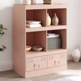 Pink steel sideboard 67x39x95 cm by vidaXL, Sideboards - Ref: Foro24-841800, Price: 107,77 €, Discount: %