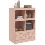 Aparador de acero rosa 67x39x95 cm de vidaXL, Aparadores - Ref: Foro24-841800, Precio: 108,82 €, Descuento: %