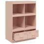 Aparador de acero rosa 67x39x95 cm de vidaXL, Aparadores - Ref: Foro24-841800, Precio: 108,82 €, Descuento: %