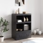 Aparador de acero negro 67x39x95 cm de vidaXL, Aparadores - Ref: Foro24-841799, Precio: 114,53 €, Descuento: %