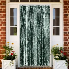 Cortina antimoscas chenilla verde y blanco 118x220 cm de vidaXL, Mosquiteras para ventanas - Ref: Foro24-4004887, Precio: 75,...